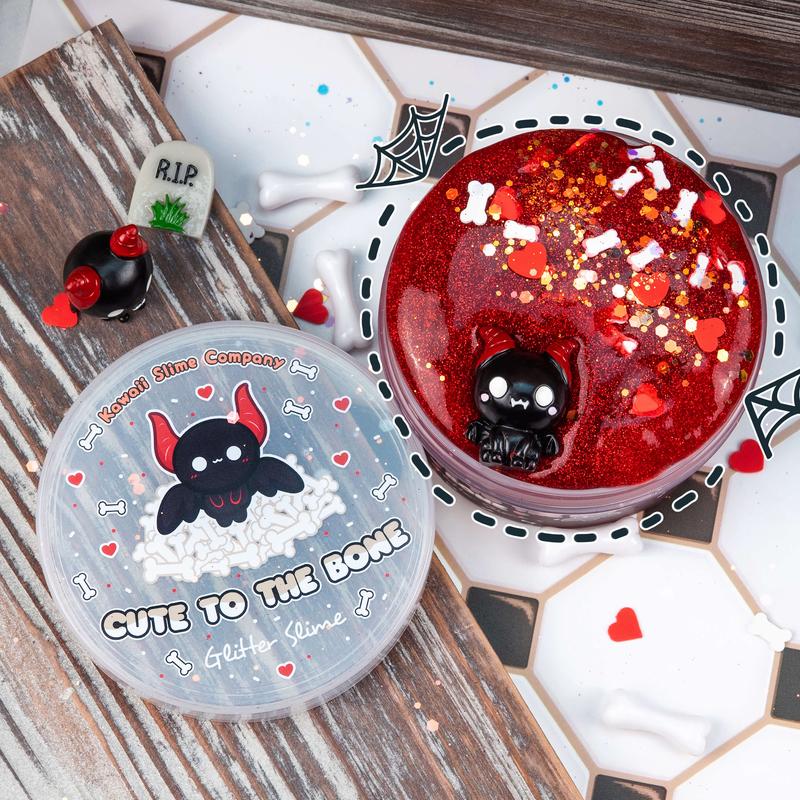 Cute To The Bone Glitter Slime