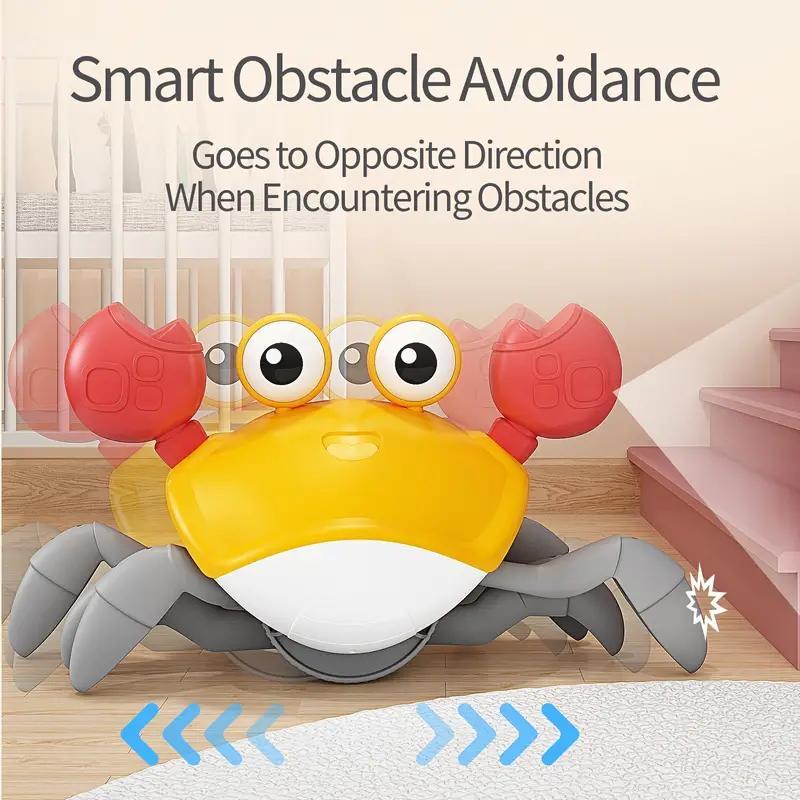 Smart Obstacle Avoidance Electric Crab for kids play