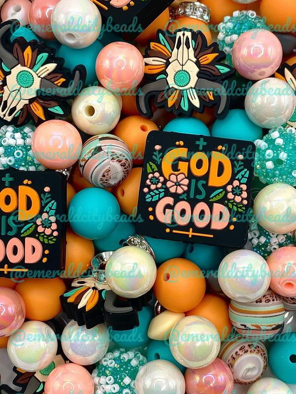 30pcs Bead Bundle 120 | God Is Good | Christian Beads | Jesus Beads