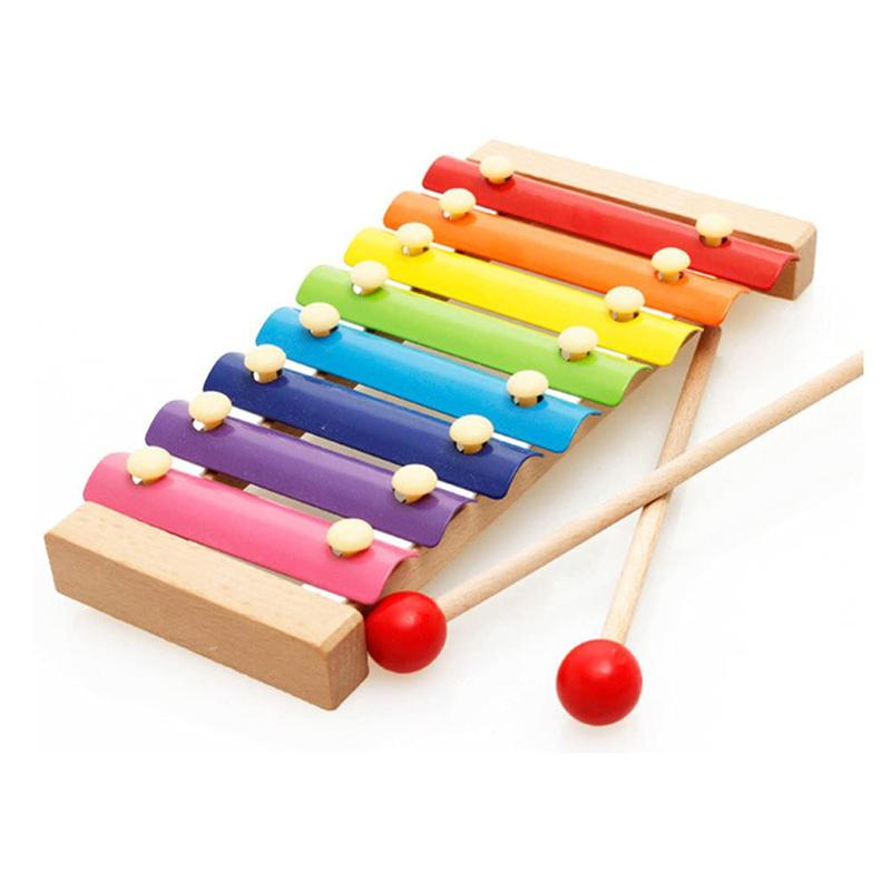 Children’s Xylophone, Best Holiday Birthday DIY Gift Ideas for Mini Musicians,, Wooden Xylophone Toys with Child Safety mallets, Children’s Educational Musical Toys