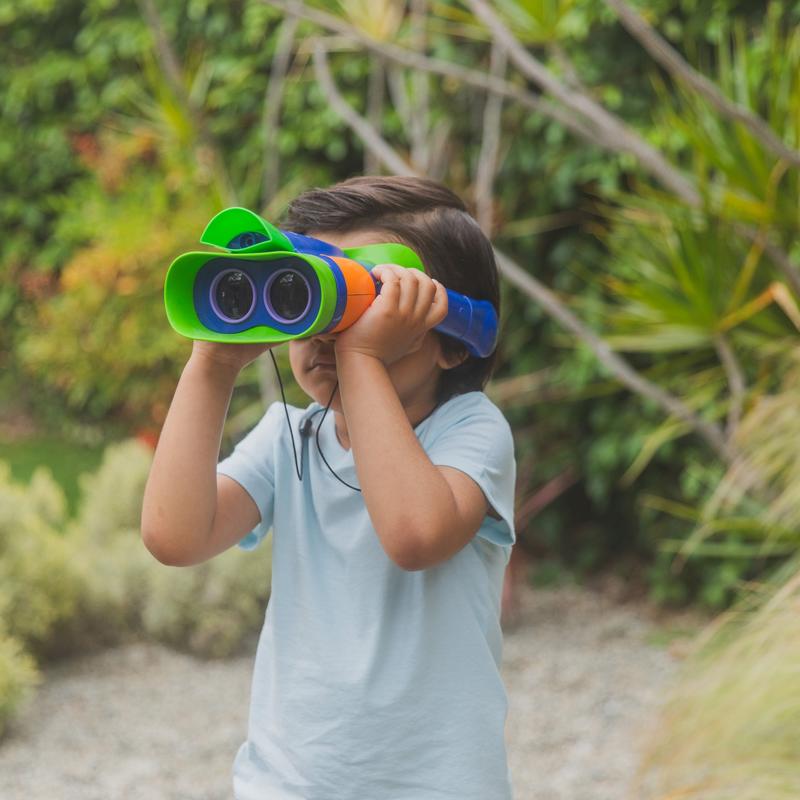 Educational Insights GeoSafari Jr. Kidnoculars Extreme, Kids Binoculars With Audio, Perfect Outdoor Toy For Ages 5+