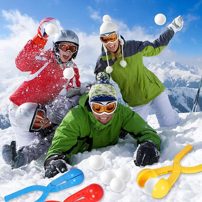 Empire Accessories Snowball Maker Toys Snow Toy Kit Snowball Maker Clip Snowball Maker Snow Ball Clip Snowball Maker Tool Beach Sand Toy Fun Winter Outdoor for Snow Fight BLUE