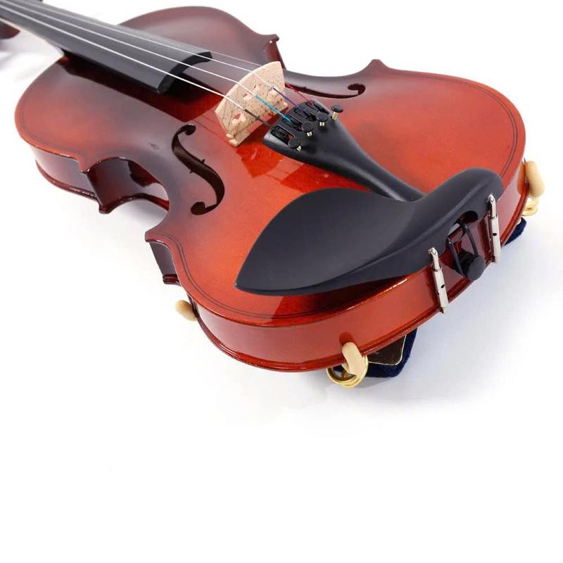 1 2 Student Beginner Acoustic Violin w  Case Bow Rosin Strings Tuner Shoulder Rest - SUNSET INSTRUMENTS