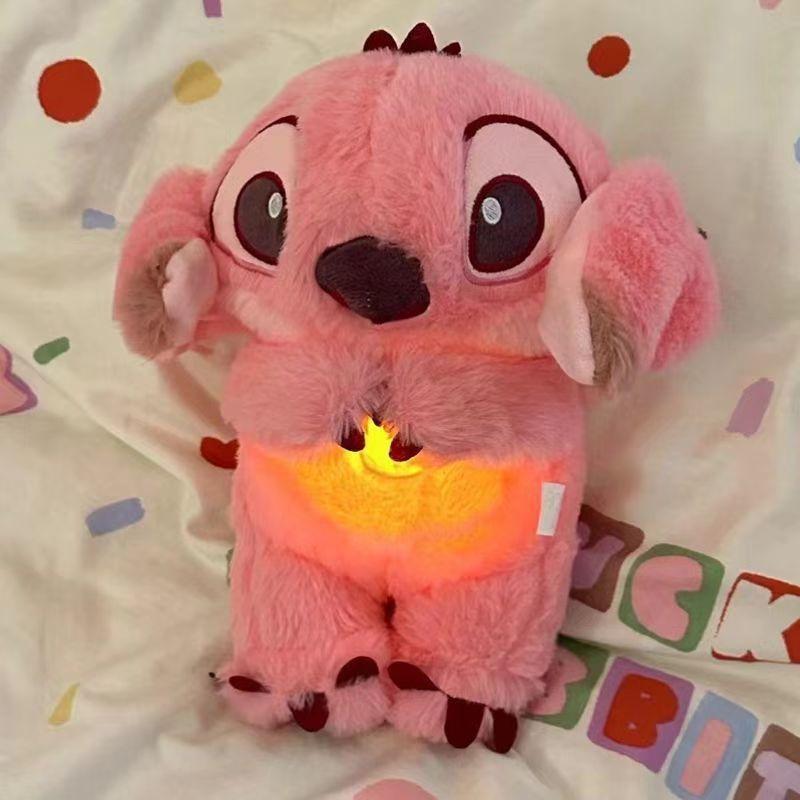 S-tit-c-h Breathing Animal Plushie -Soothing plushie with realisticbreathing, lights and music thatrelieves anxiety