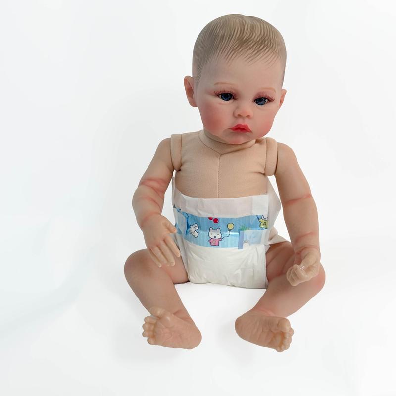 19 Inch Realistic Baby Doll, Soft Comfy Reborn Baby Dolls Toy, Fun Unisex Gift for Toddlers, Companion Collectible Toy