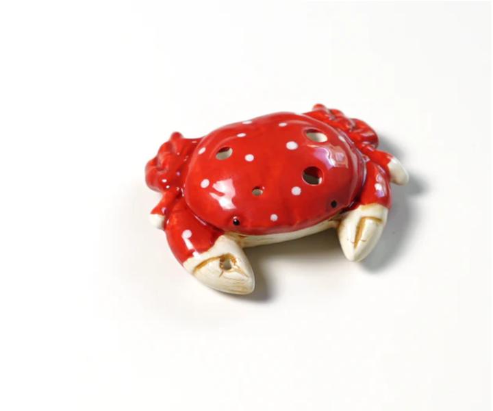 STL Ocarina - Crab 6-Hole Ocarina in B-Major - Gift for Cancer Zodiac - Cancer the Crab