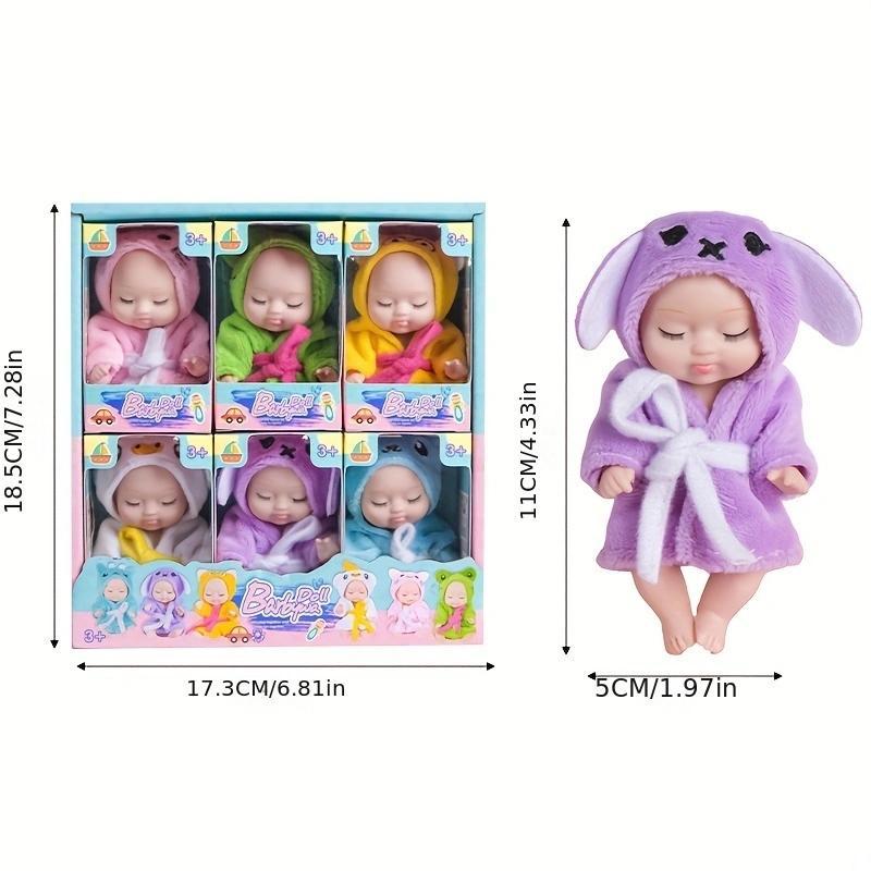 Sleeping Simulation Doll Toy, 1 Set Cute Doll Toy, Creative Birthday and Holiday Gift Options