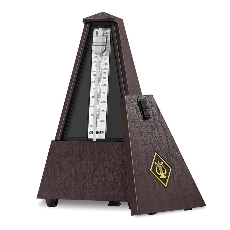 Donner Mechanical Metronome for Piano Guitar Drum Violin Saxophone Musician, Track Beat and Tempo, Loud Sound, Steel Movement, DPM-1