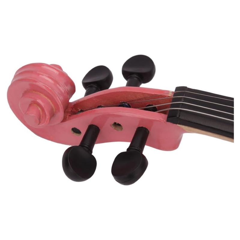 Ktaxon Pink Violin for Beginners Students, Acoustic Violin 1 4, Full Size Violin, Violin Kit with Case, Bow, Rosin, Child Fiddle, Learners Age 11+