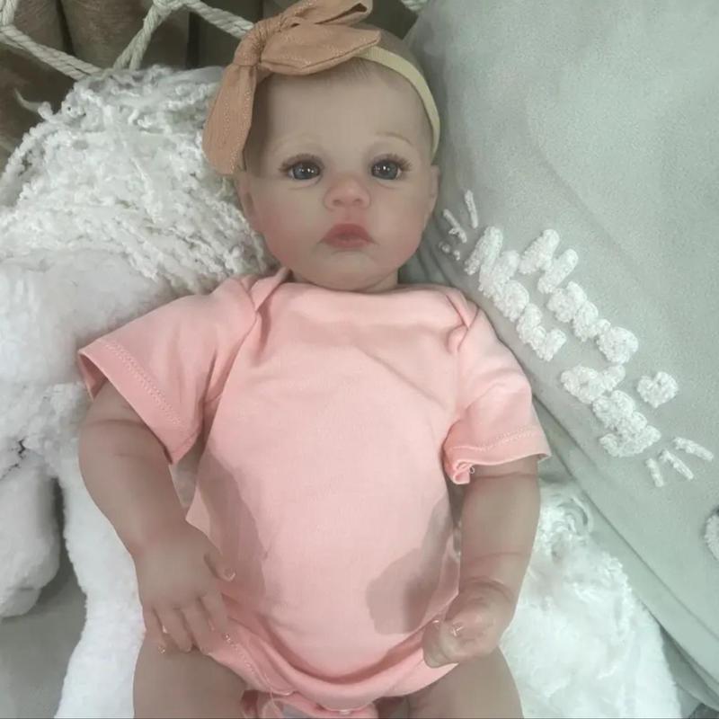 19 Inch Realistic Baby Doll, Soft Comfy Reborn Baby Dolls Toy, Fun Unisex Gift for Toddlers, Companion Collectible Toy