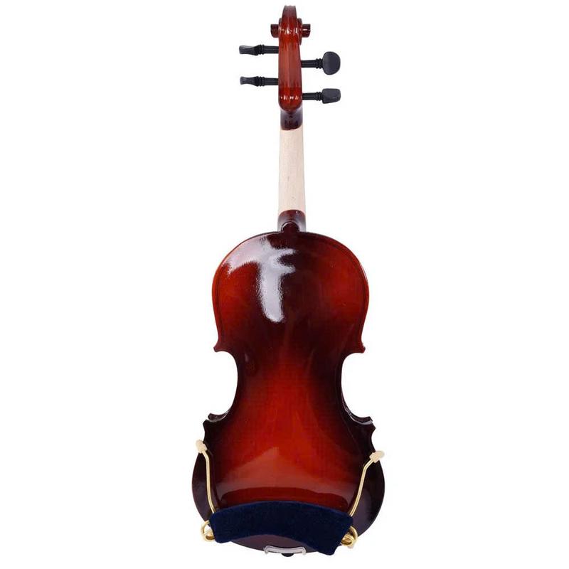 1 2 Student Beginner Acoustic Violin w  Case Bow Rosin Strings Tuner Shoulder Rest - SUNSET INSTRUMENTS