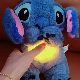 S-tit-c-h Breathing Animal Plushie -Soothing plushie with realisticbreathing, lights and music thatrelieves anxiety