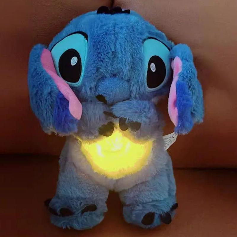 S-tit-c-h Breathing Animal Plushie -Soothing plushie with realisticbreathing, lights and music thatrelieves anxiety