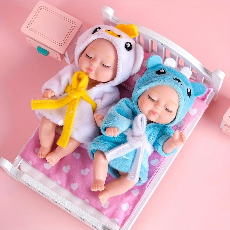 Sleeping Simulation Doll Toy, 1 Set Cute Doll Toy, Creative Birthday and Holiday Gift Options