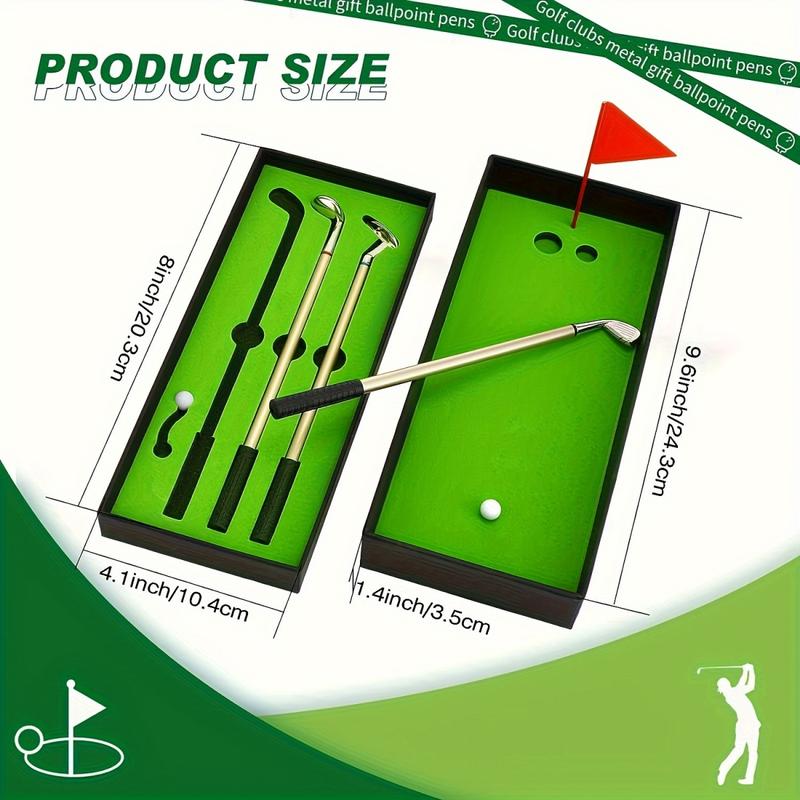 MIAODAM Golf Pen Desktop Games - Funny Gifts for Golfers, Coworkers, Boss - Stocking Stuffers C1