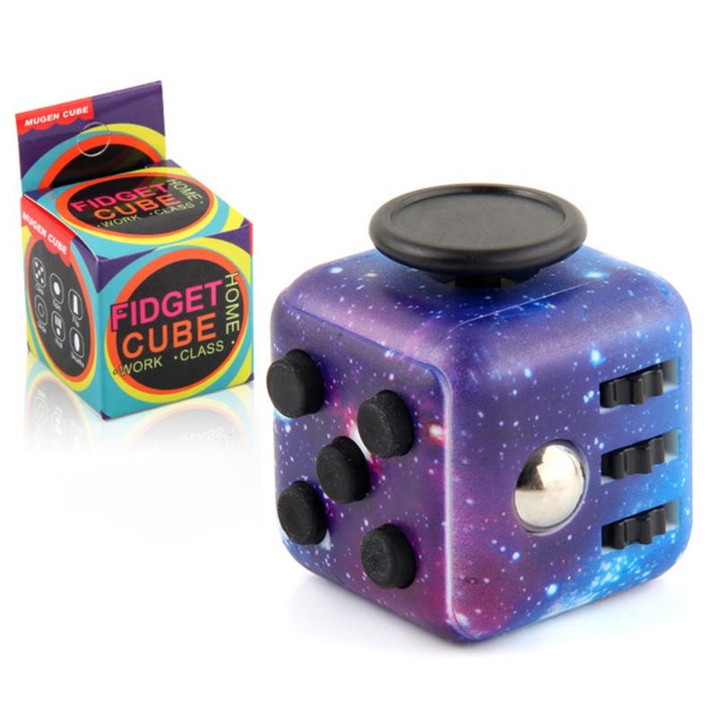 Fidget Toy Cube, Cube Fidget Anxiety Relief Toys for Adults and Kids, Christmas and New Year Gifts,6 Sided Fidget Toys Cube Hand-Held for Adults,Audible Silent Fidget Toys for ADD ADHD OCD