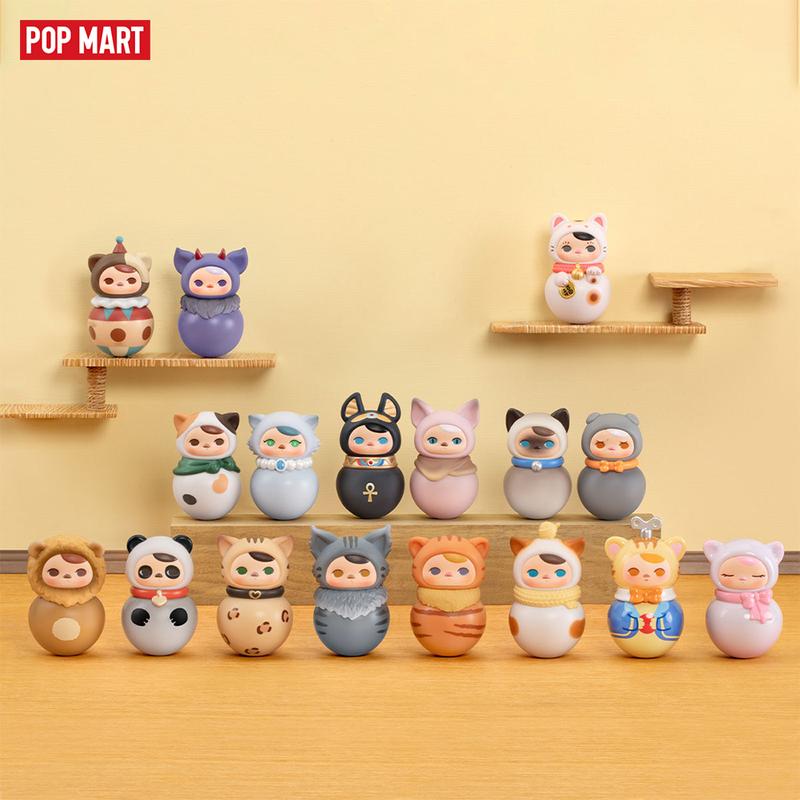 PUCKY Roly-Poly Kitty Series Figures, Blind Box, Mystery Box