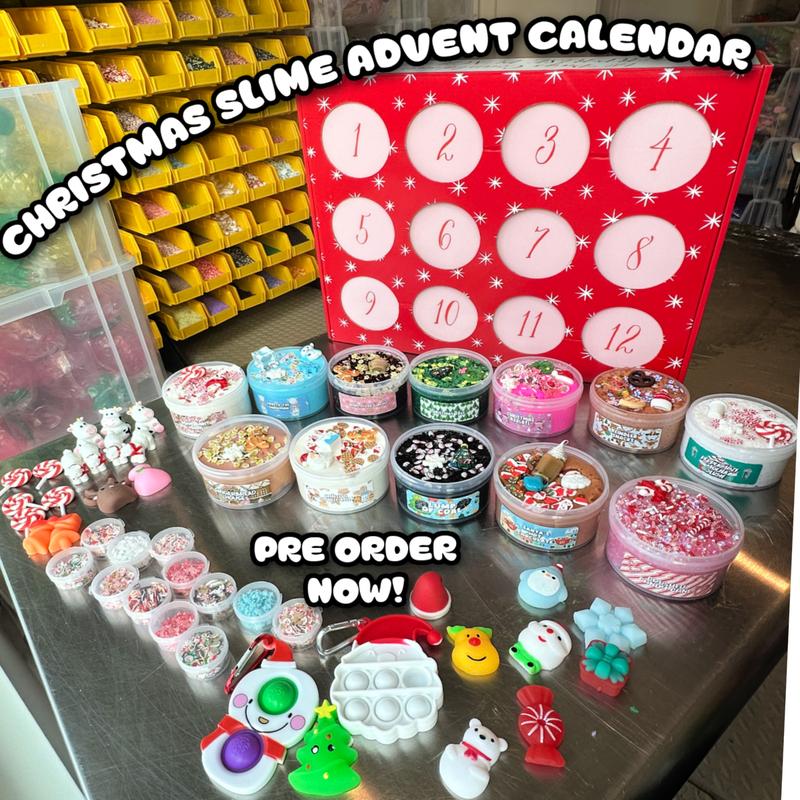 Christmas Slime Advent Calendar