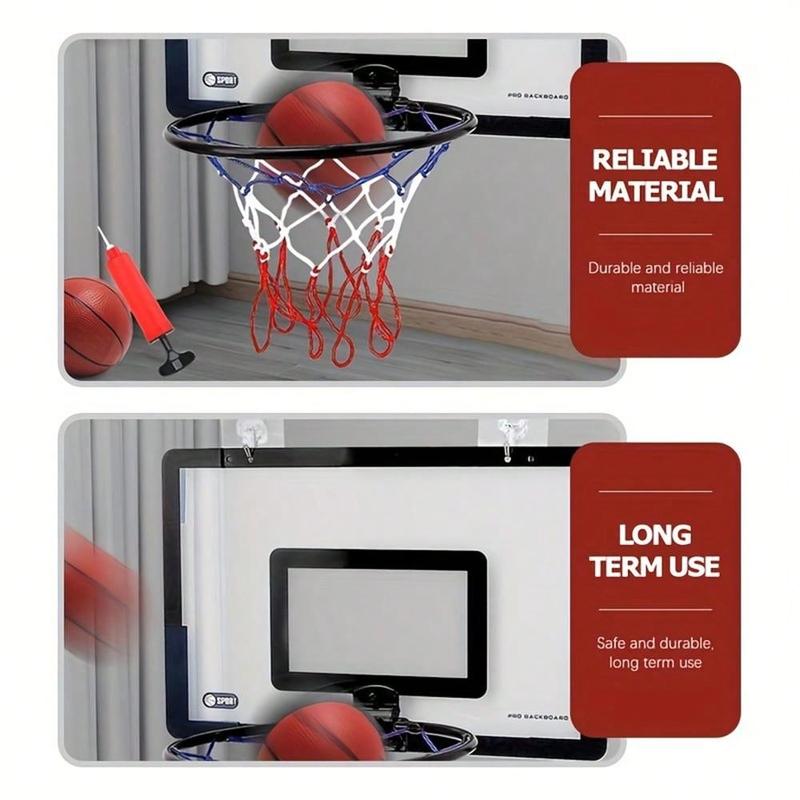 Wall Mounted Basketball Stand, Hanging Shooting Frame, Mini Home Basketball Hoop Set, Basketball Shooting Hoop