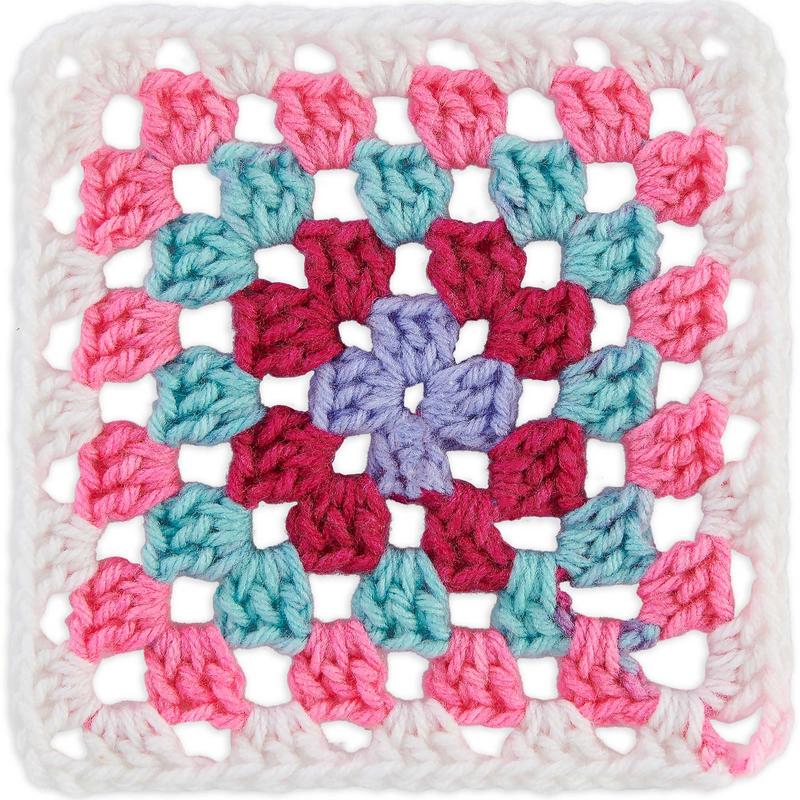 Red Heart All In One Granny Square Yarn (250g 8.8oz)