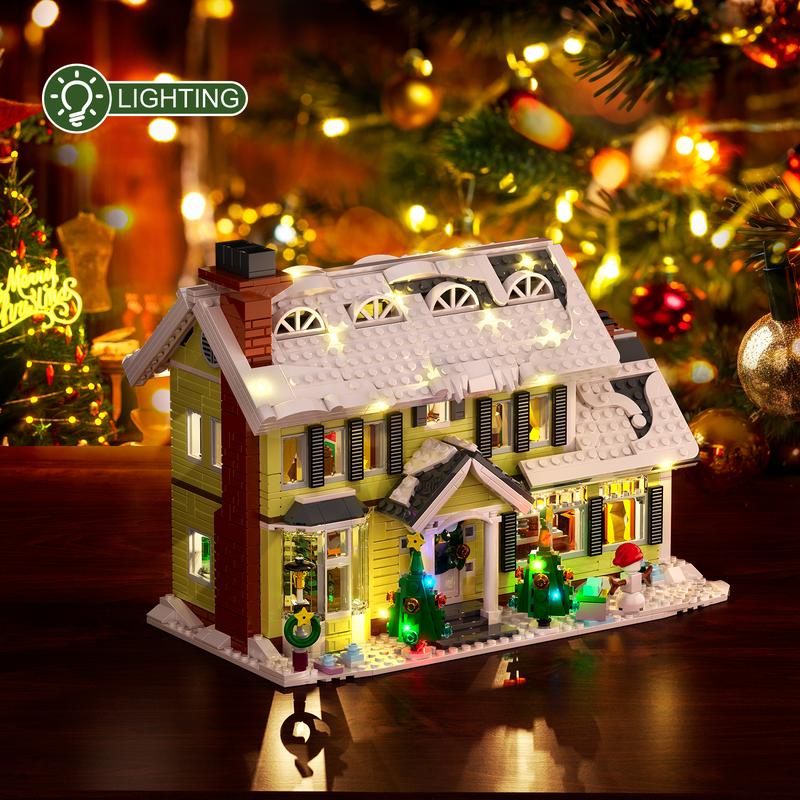 Christmas Snowvy Village Building Blocks Set, Create Your Own Winter Wonderland, Perfect for Christmas Fun and Decorations (1156 pcs)