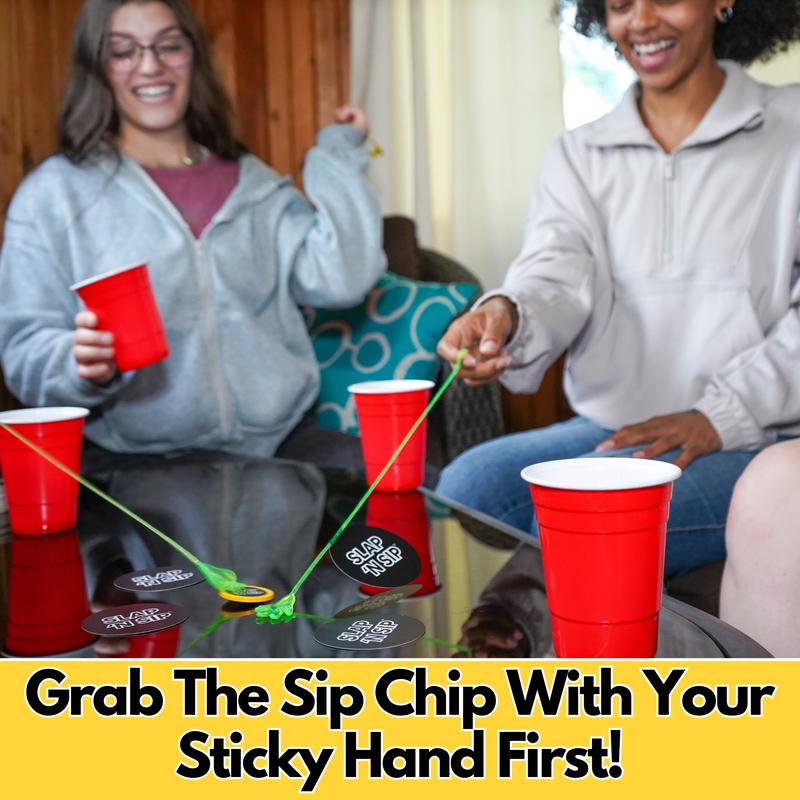 Slap 'N Sip - The Viral Sticky Hand Game - Adult Party Game