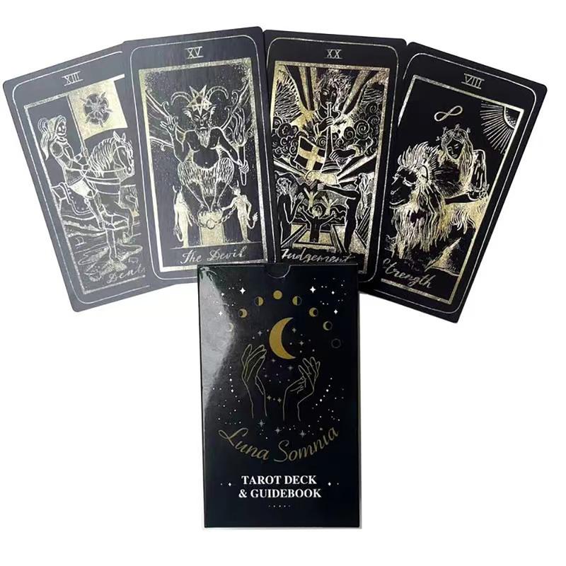 78 Cards Deck Shores Of Moon Luna Somnia Tarot Complete Full Deck Starry Dreams Celestial Astrology Witchy Divination Tool Gifts