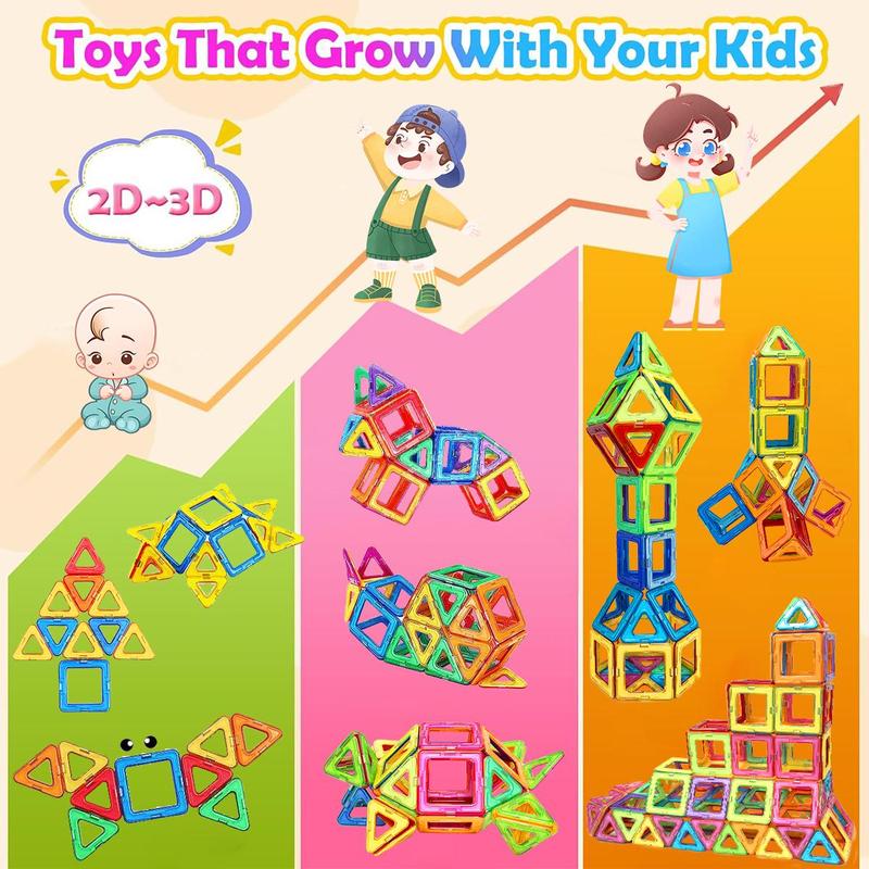 Random Color Building Construction Toys Set, 30 50 100pcs Colorful Tile Building Blocks, Educational Toys for Birthday Gifts