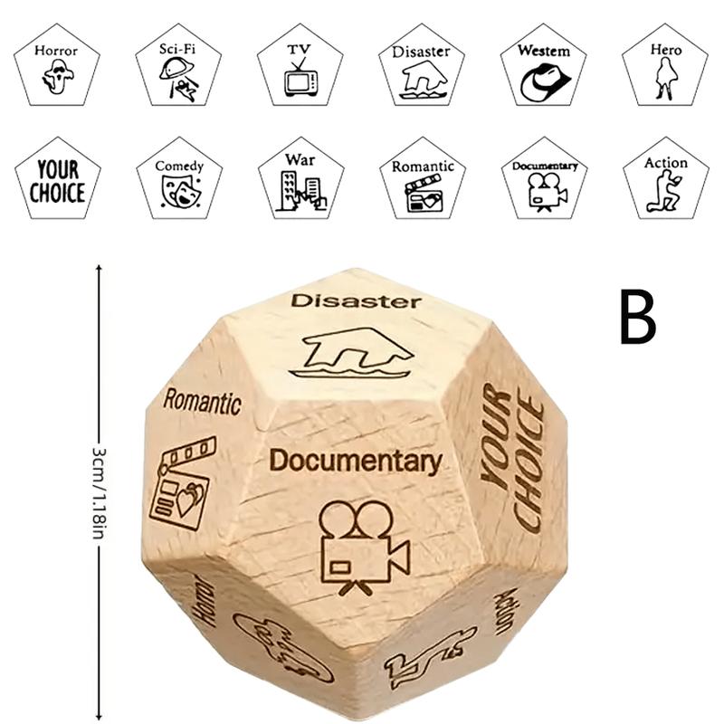 Food Decision Dice, Romantic Couples Game For Date Nights, Celebrations, Anniversary, Valentines, Birthday, Christmas Gifts, Playful Food Picker Idea