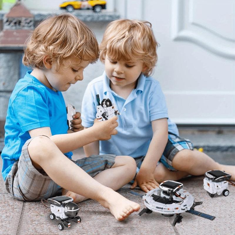 STEM Project Toys for Kids 8-12, Solar Robotics Science Kit Gifts for Teens 8-14 Boys and Girls, 120 Pieces Building Experiments for 9-Year-Olds