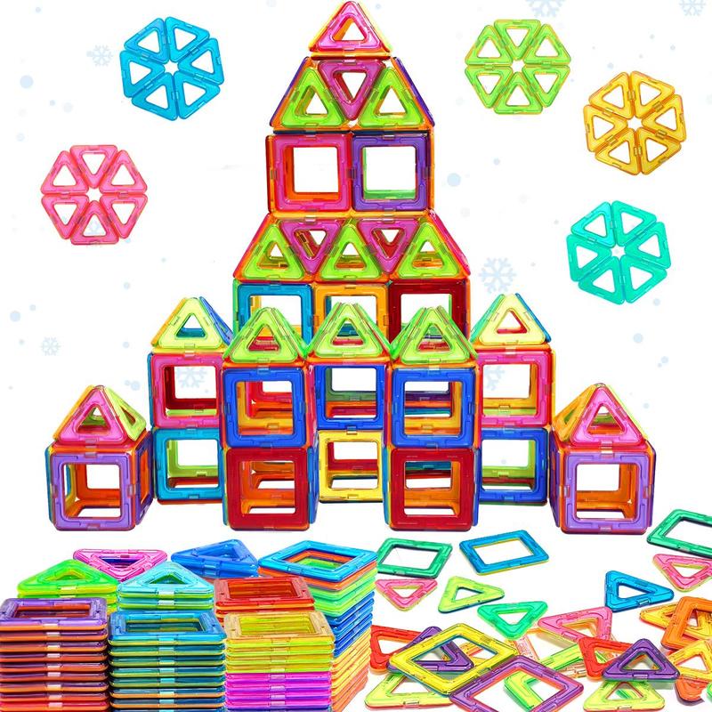 Random Color Building Construction Toys Set, 30 50 100pcs Colorful Tile Building Blocks, Educational Toys for Birthday Gifts