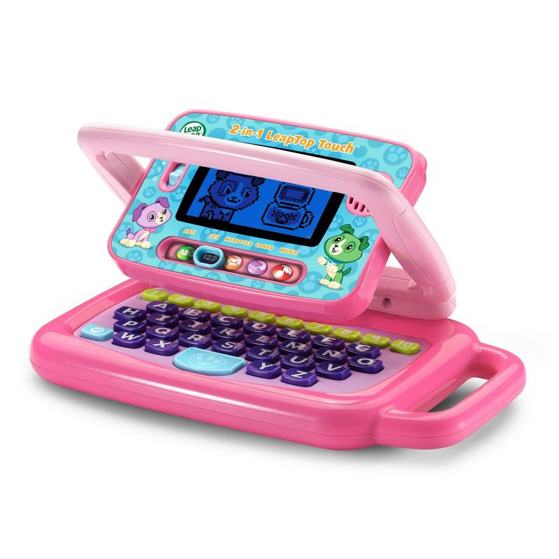 LeapFrog 2-in-1 LeapTop Touch for Toddlers - Electronic Learning System, Teaches Letters & Numbers