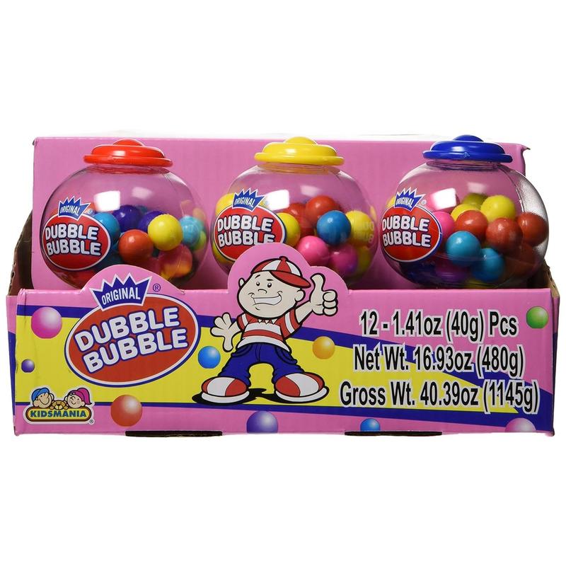 Kidsmania Dubble Bubble Mini Gumball Machine - 3 Gumball Dispensers