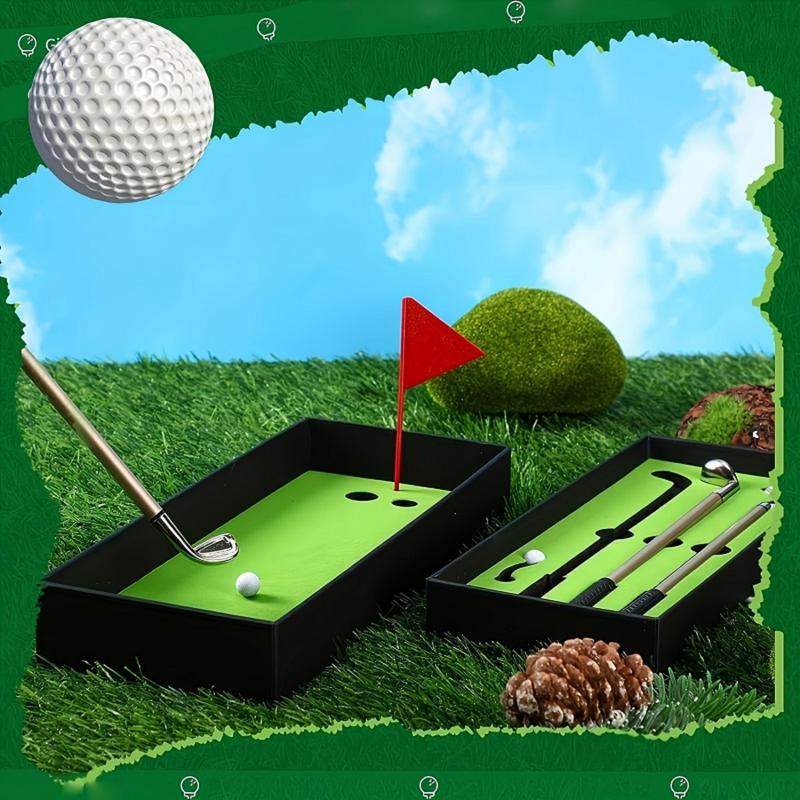 MIAODAM Golf Pen Desktop Games - Funny Gifts for Golfers, Coworkers, Boss - Stocking Stuffers C1