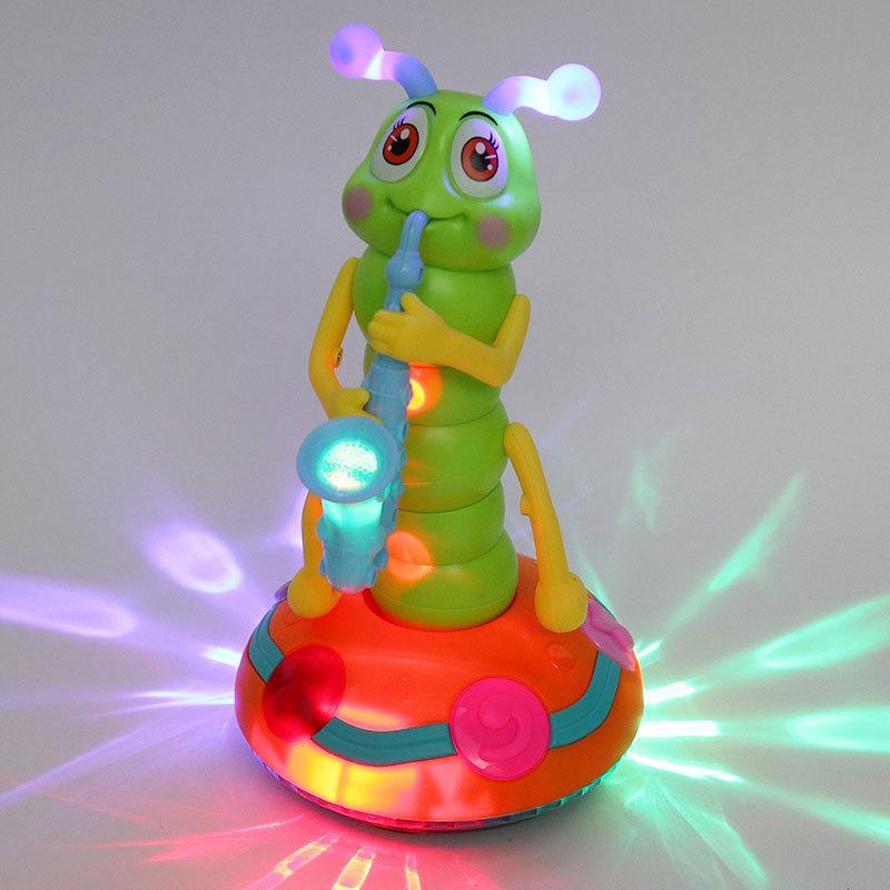 Crawling Toy Caterpillar Toys  Dancing Toy With Light and Music Best Christmas Birthday Gift