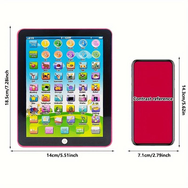 Educational Learning Tablet: Early Childhood Development Toy - Blue & Pink Options - No Battery Included