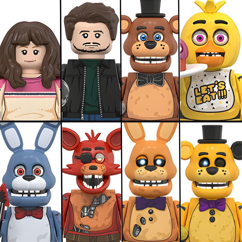 Custom Five Nights Figures, Halloween Horror Game, Stocking Stuffers, Birthday Gift, Cake Toppers