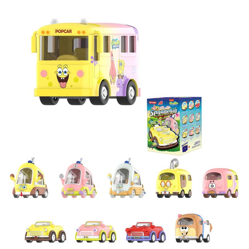 SpongeBob Sightseeing Car Series Vehicles, Blind Box, Mystery Box