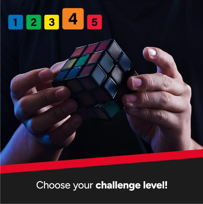 Rubik’s Phantom, 3x3 Cube Advanced Puzzle Game, for Ages 8 and up