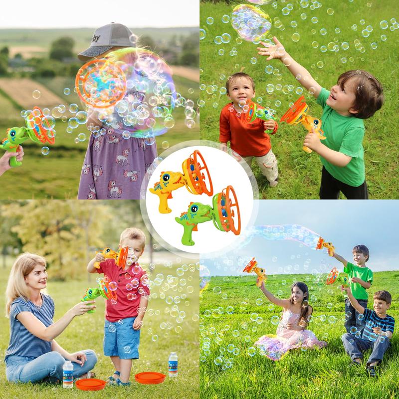 Bubble Gun Bubble Machine for Toddlers,Dinosaur Bubble Blower Toy for Kids,Summer Party Favors Outdoor Toys,Birthday for 3 4 5 6 7 8 9 10 Years Old Boys Girls