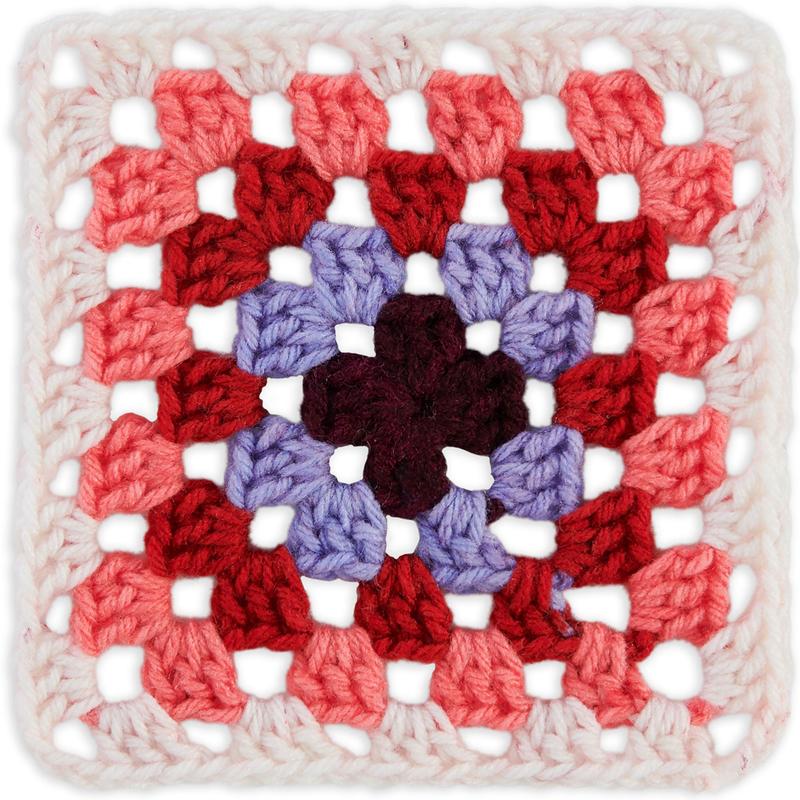 Red Heart All In One Granny Square Yarn (250g 8.8oz)