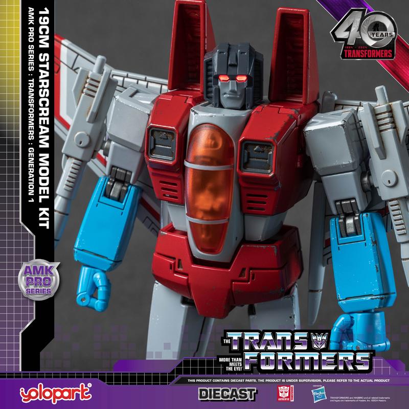 Transformers: Generation 1 - 19cm Starscream Model Kit - AMK PRO Series