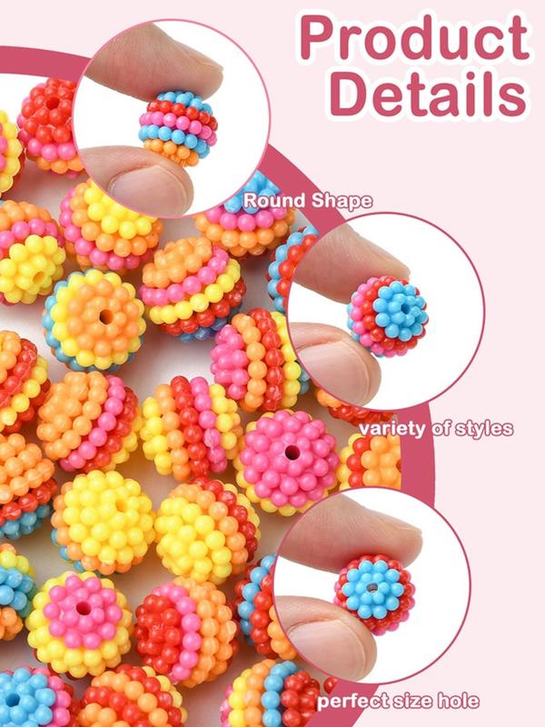 Mixed Color Beads, Colorful Beads for DIY Jewelry Making, DIY Jewelry Making Supplies for Bracelet Necklace Earrings