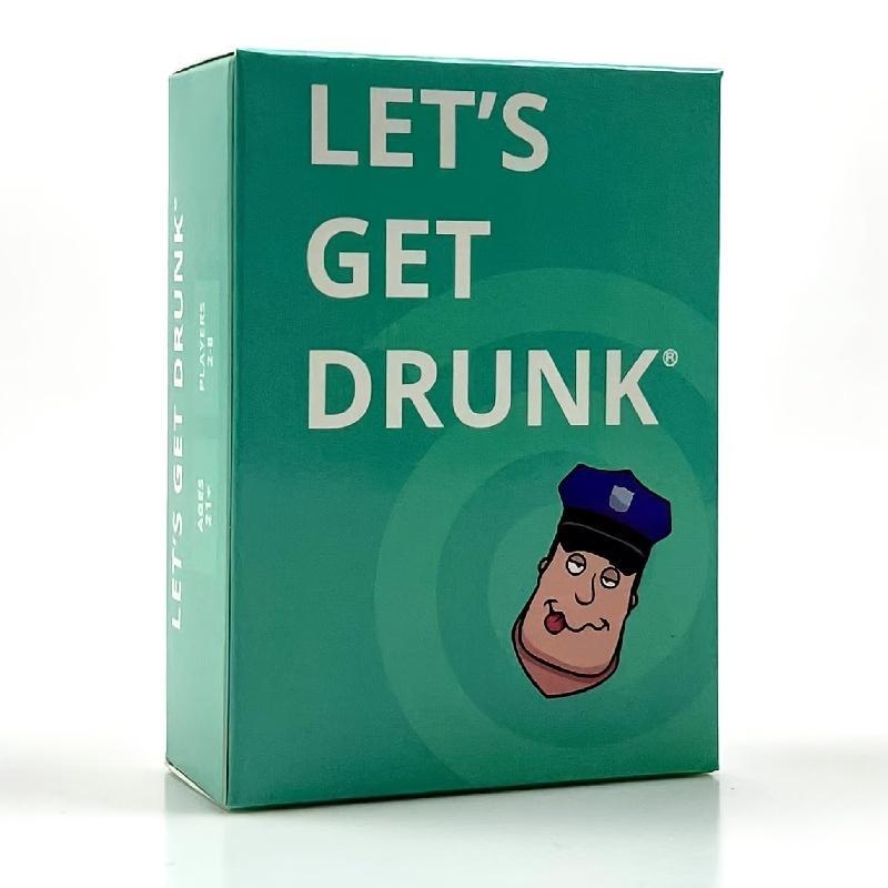 Let's Get Drunk Card Game, 1 Count Hilarious Drinking Game Card, Perfect for Parties and Social Gatherings, Party Game Supplies