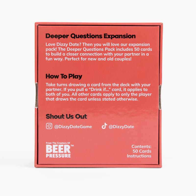 Dizzy Date - Deeper Questions Expansion Pack