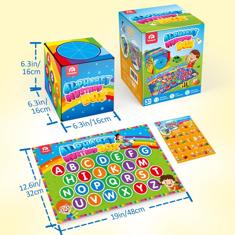 26pcs Alphabet Mystery Surprise Box, Letter Matching and Sorting Game, Educational Toy Gift for Kids