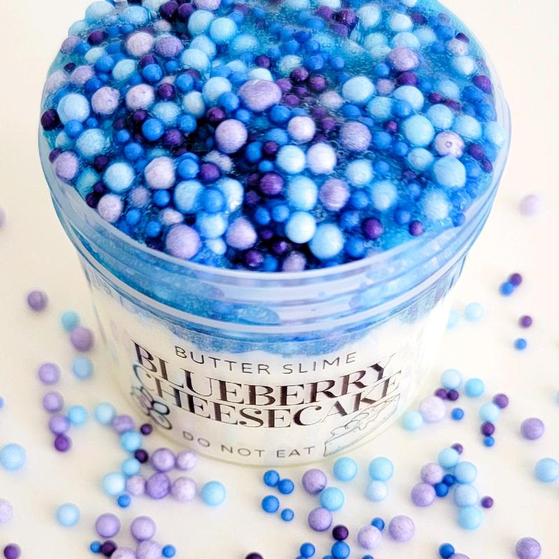 Blueberries Cheesecake  Floam Slime