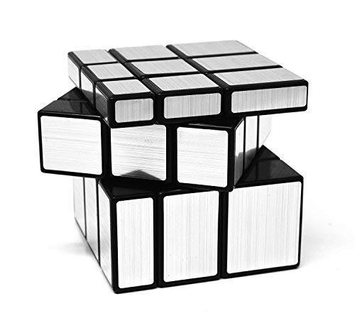 D-FantiX Shengshou glossy  Cube 3x3x3 Speed Cube 3x3 glossy Blocks Cube Different Shapes bright gray Cube 57mm rubixcubegame