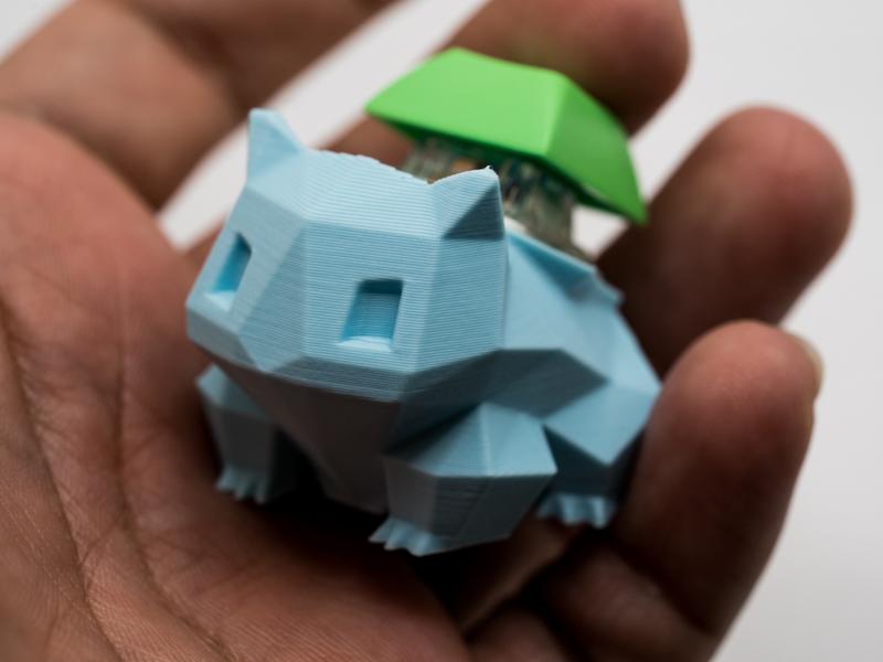 Low Poly Bulbasaur Mechanical Switch Fidget Toy | Stim Toy, Stress Relief, ADHD, ASMR