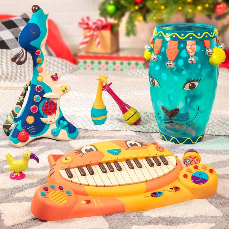 toys- Meowsic- Interactive Cat Piano – Toy Piano  Microphone – Musical Instrument For Toddlers, Kids – 20+ Songs, Sounds  Recording Feature – 2 Years +